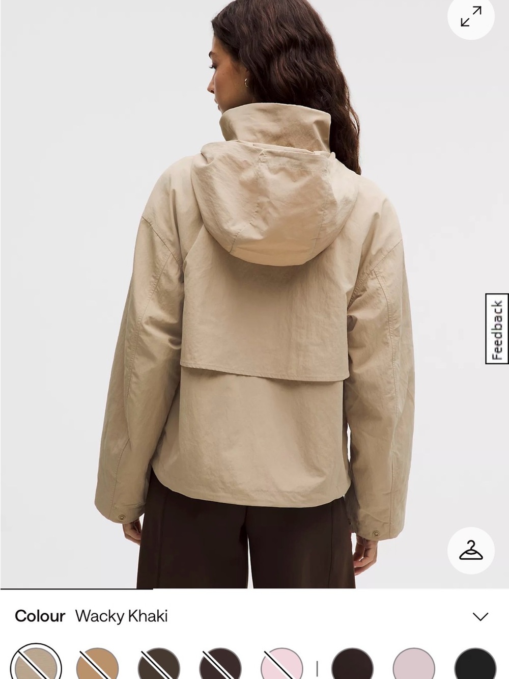lululemon Wacky Khaki Utility Jacket new with tag - Picture 2 of 3